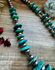 28 inch - NFR collection - sterling silver and turquoise