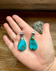 Pendant - Kingman Turquoise and sterling silver