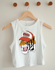 Punchy Tiger Cropped Tank