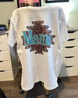 Tooled Leather Mama TEE or CREWNECK