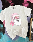 Pink Santa Tee or Crewneck