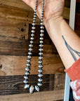 Sterling silver pearls - 24 inch