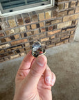The Rio Grande Genuine Turquoise and Sterling Silver Ring, Size 6.5 | Boles Silver