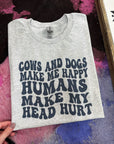 Cows & Dogs TEE or CREWNECK