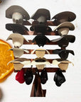 15 Cowboy Hat Rack | Cowboy Hat Holder | Rustic Western Hat Display | Handcrafted Wooden Organizer | Space-Saving Home Decor | Made in USA