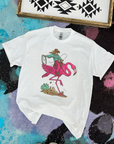 Cowgirl Flamingo Tee or Crewneck