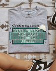 Buy a Vowel TEE or CREWNECK