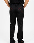 Slade Men's Black Relaxed Fit Stretch Pants