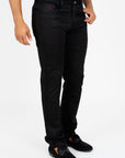 Slade Men's Black Relaxed Fit Stretch Pants