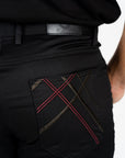 Slade Men's Black Relaxed Fit Stretch Pants