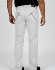 Slade Men's Light Gray Relaxed Fit Stretch Pants