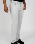 Slade Men's Light Gray Relaxed Fit Stretch Pants