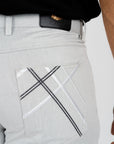 Slade Men's Light Gray Relaxed Fit Stretch Pants