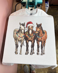 Christmas Light Horsey Tee or Crewneck