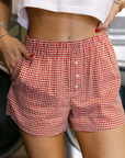 The Arlo Boxer Short in Red
