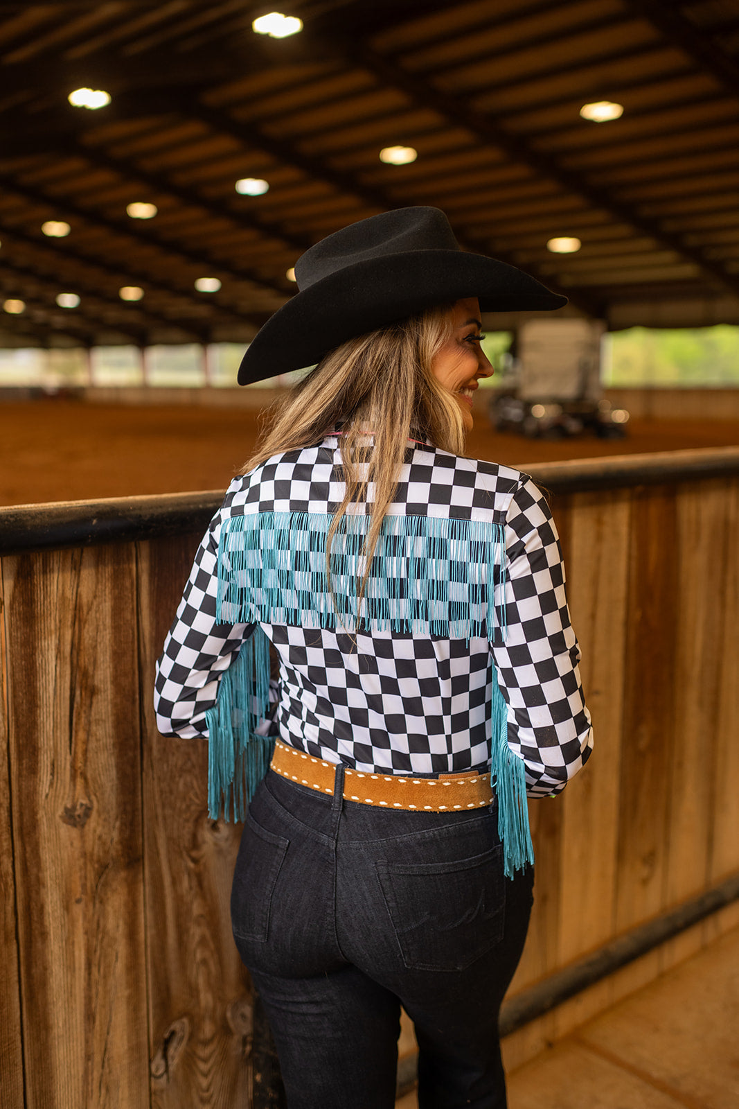 FINISH LINE FRINGE PERFORMANCE RODEO SHIRT