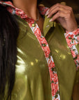 FIRST DATE & OLIVE SPARKLE PERFORMANCE RODEO SHIRT