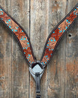 Dark Oil Blue Inlay Breastcollar
