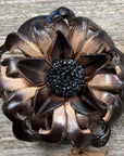 Hand Painted Leather Flowers - Lotus