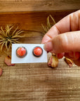 Spiny Oyster Stud Earrings – Sterling Silver - pick your