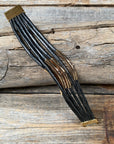 Black Snake Skin Fashion Bracelet XI126