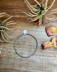 Sterling Silver Rope Bangle Bracelet