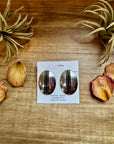 Stamped Sterling Silver Concho Stud Earrings – Post Back