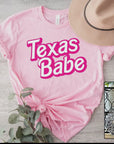 Pink Texas Babe T-Shirt