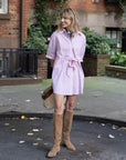 MASON'S DAUGHTER Anna Dress, Red and White Striped