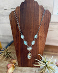 Golden Hills Turquoise Necklace – Sterling Silver, 22 inch