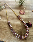 26 Inch purple spiny with turquoise & shell