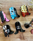 Cowboy boots hair clip
