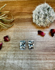 Sterling silver stud earrings