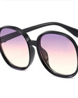 Round Large Frame Wild Sunglasses
