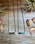 Sterling Silver Bar Necklace with