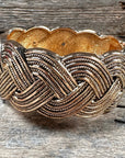 Gold Braided Fashion Cuff XI139