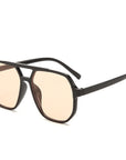 Hip Hop Color Block Sunglasses