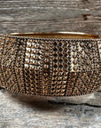 Gold Dots and Studded Fashion Cuff XI143