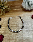 5 mm Sterling Silver Pearls bracelet with fresh water pearls