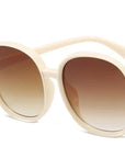 Round Large Frame Wild Sunglasses