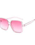 Retro Gradient Square Frame Sunglasses