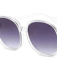 Round Large Frame Wild Sunglasses