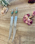 Turquoise earrings chic dangle - real turquoise