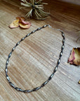 17 inch Torpedo Sterling Silver Pearls