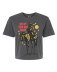 GET OFF YOUR HIGH HORSE | CROP TEE