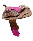 AJ Tack 2 Inch Seat Decorative Western Saddle