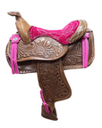 AJ Tack 5" Seat Decorative Western Saddle
