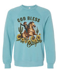 God Bless Cowgirls Crew Sweatshirt by Bourbon Cowgirl