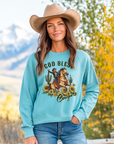 God Bless Cowgirls Crew Sweatshirt by Bourbon Cowgirl
