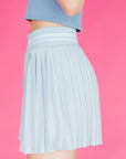 The Jensen Tennis Skirt in Blue